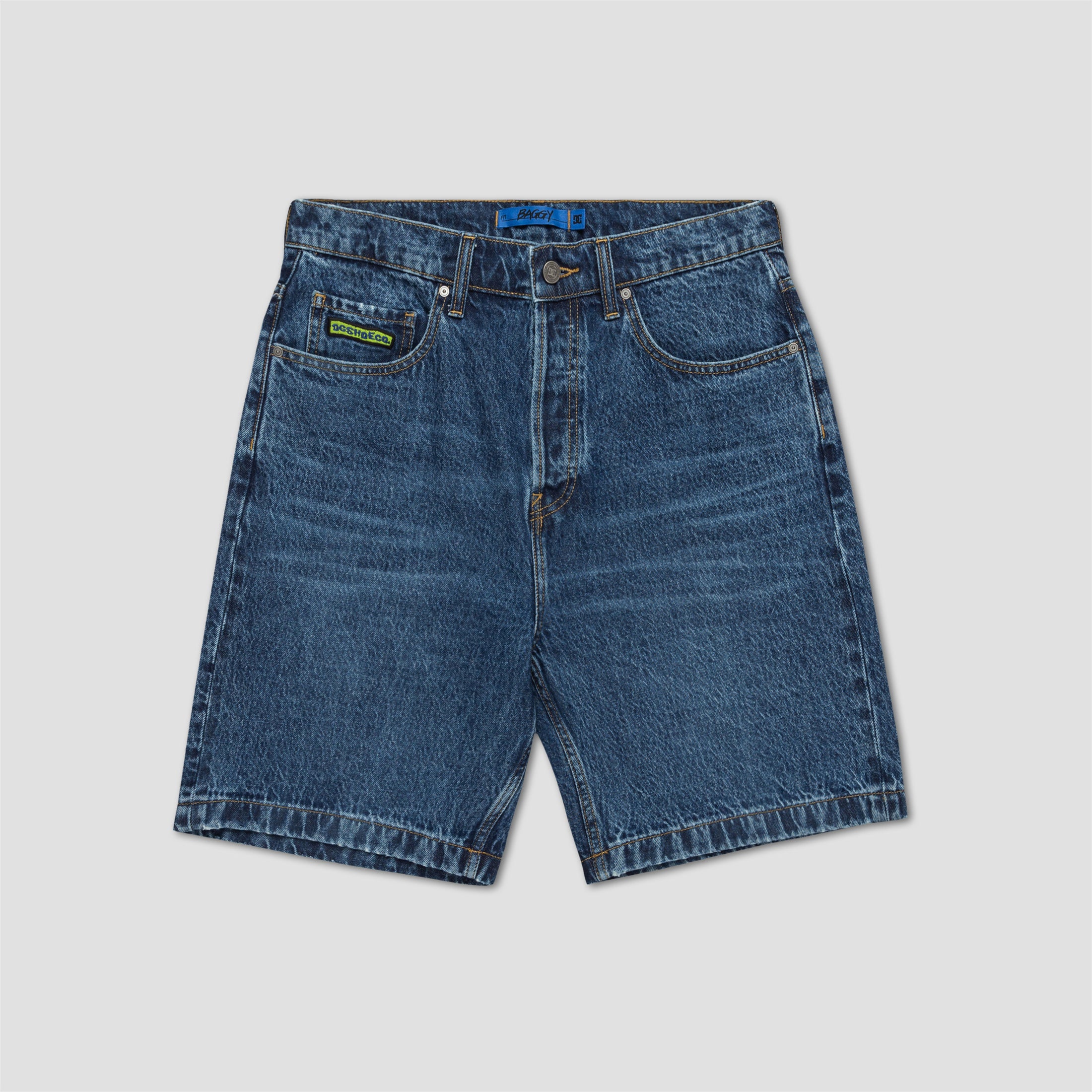 DC Worker Baggy Denim Shorts RSI Stone Indigo