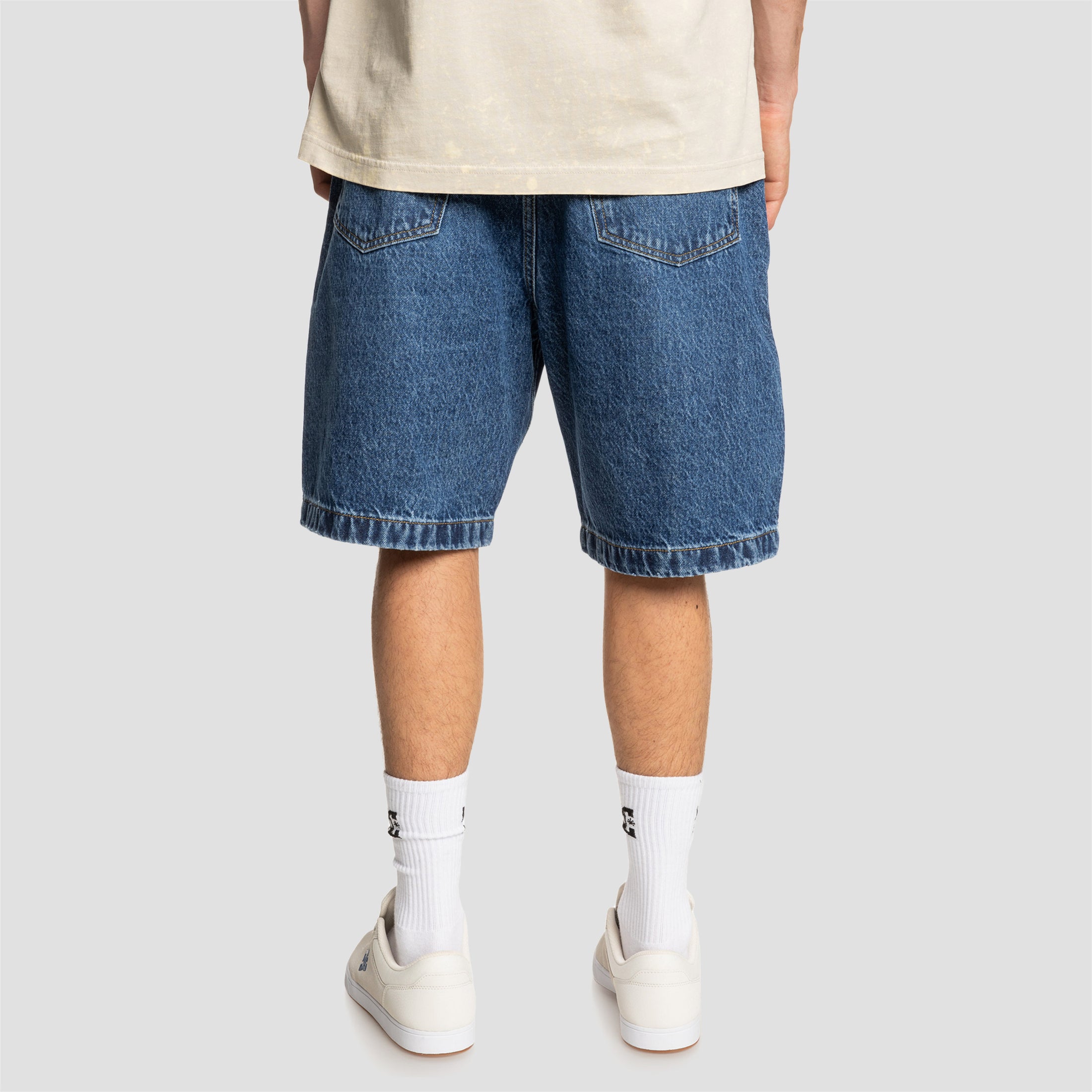 DC Worker Baggy Denim Shorts RSI Stone Indigo