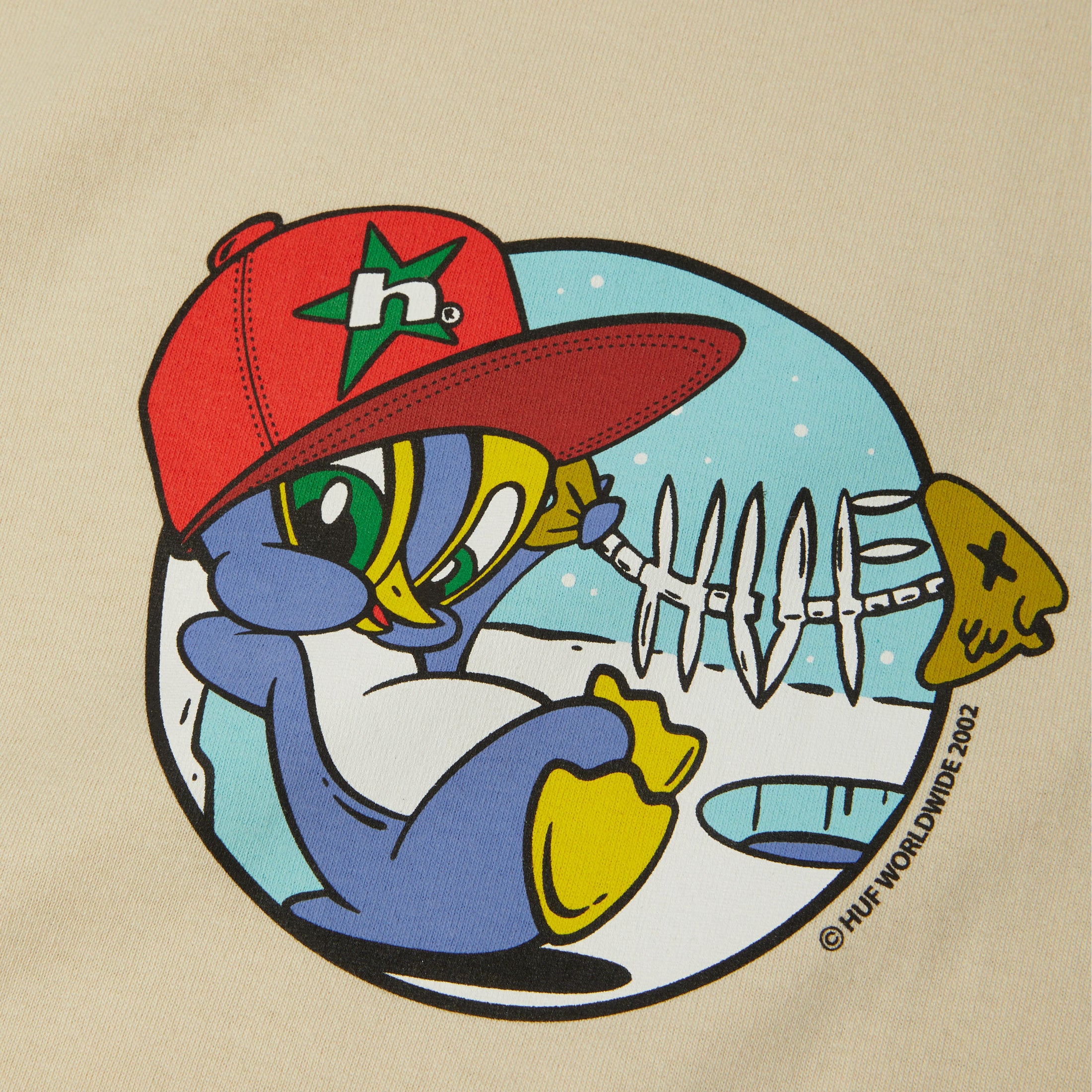 HUF Deep Freeze T-Shirt Bleach