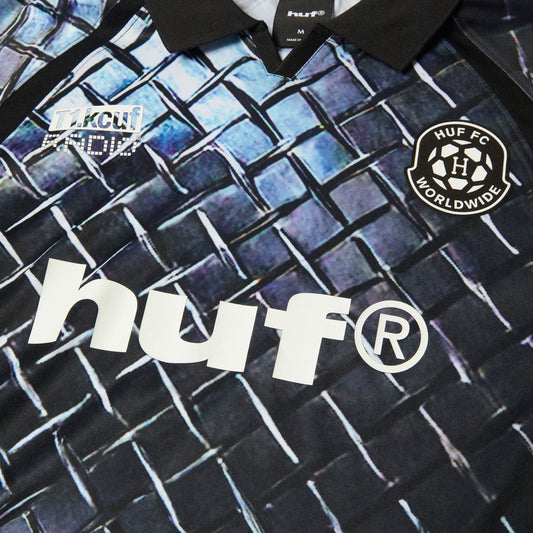 HUF Diamond Plate Jersey Black