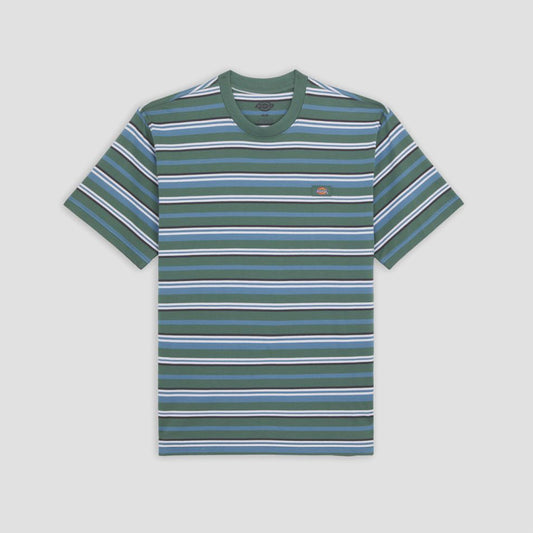 Dickies Glade Spring T-Shirt Coronet Stripe Green