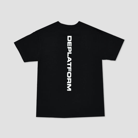 Quasi Drop-Out T-Shirt Black