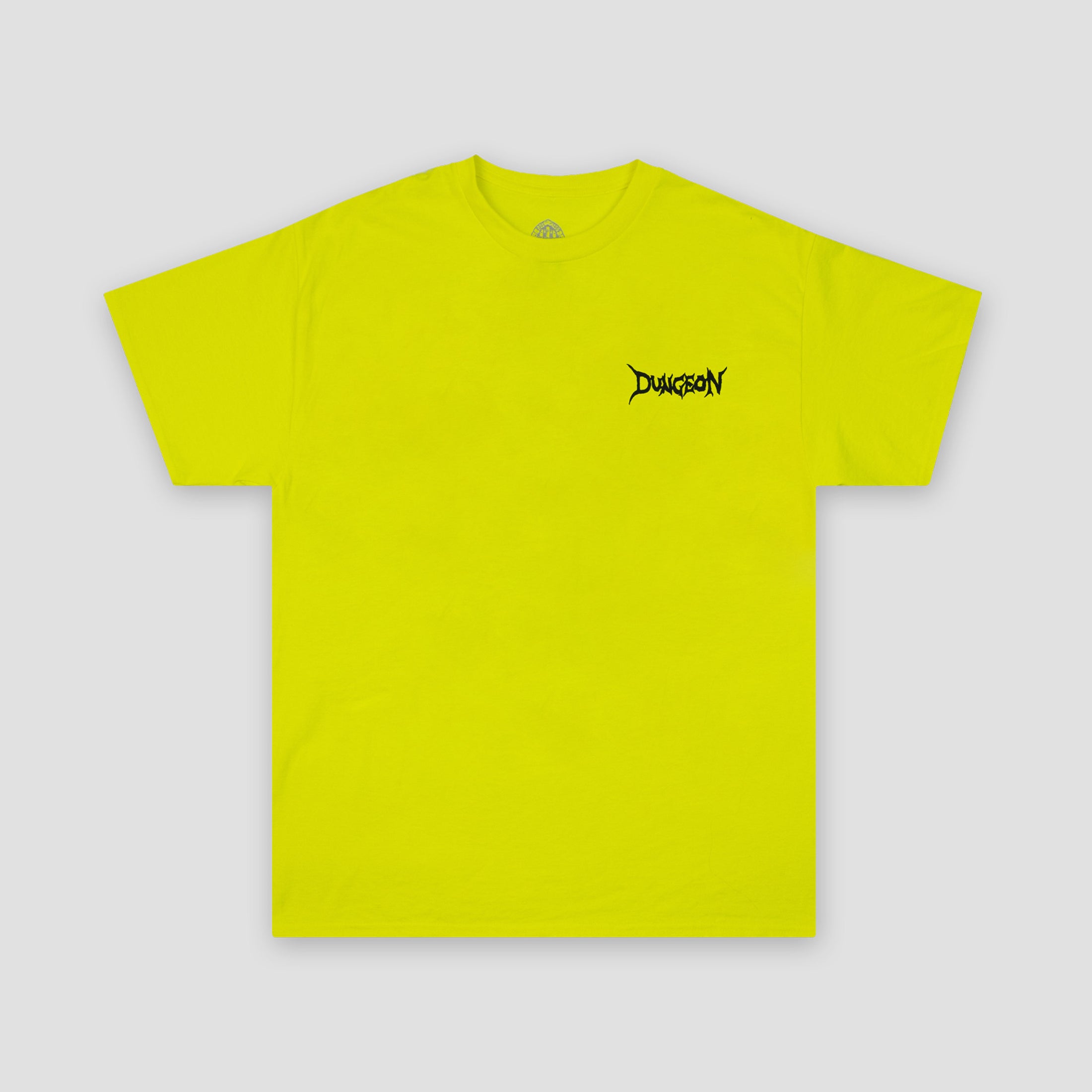 Dungeon Portcullis T-Shirt Neon Yellow