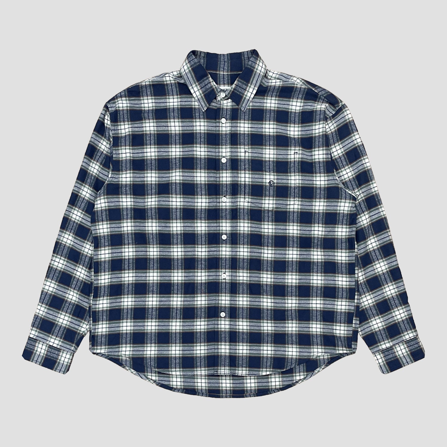 Dancer Flannel Shirt Navy