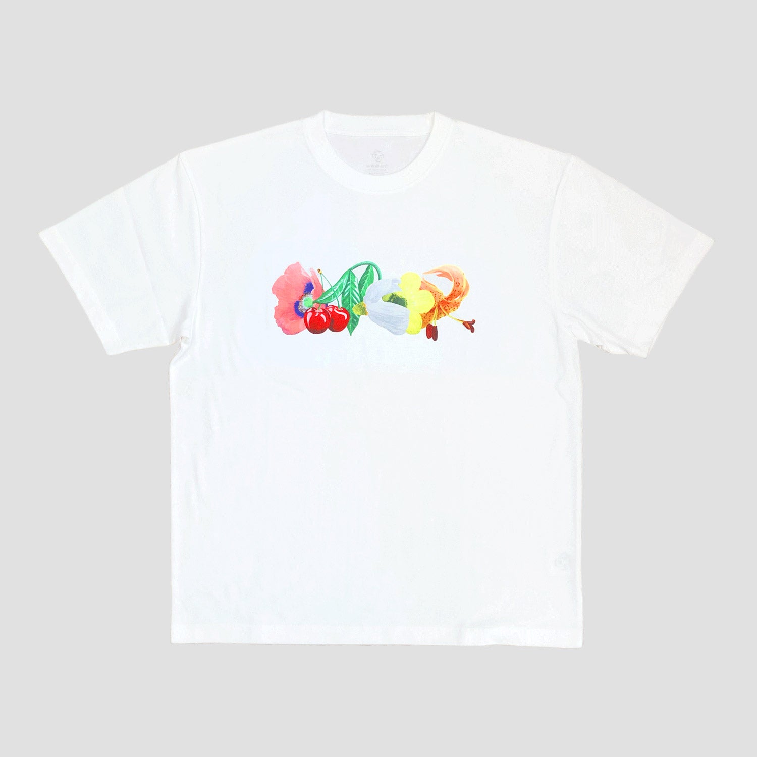 Dancer Glam Flowers T-Shirt White