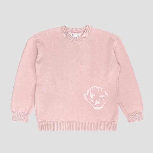 Dancer Head Knit Crew Dusty Rose