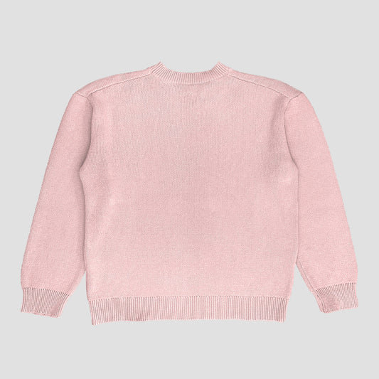 Dancer Head Knit Crew Dusty Rose
