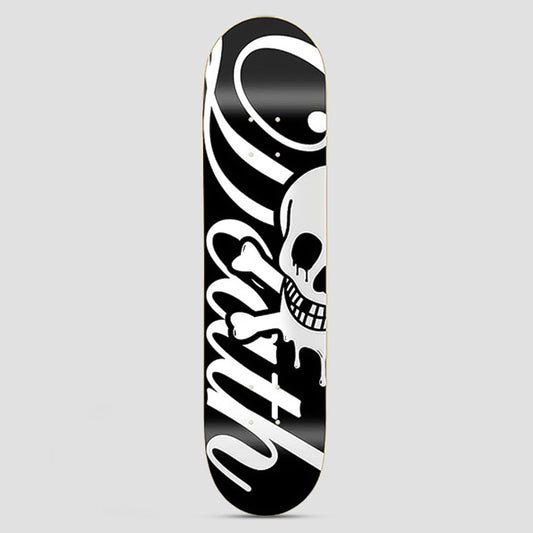 Death 8.625 Script Skateboard Deck Black / White