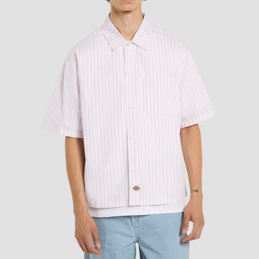 Dickies Venedocia Stripe Shortsleeve Shirt Endless Sky