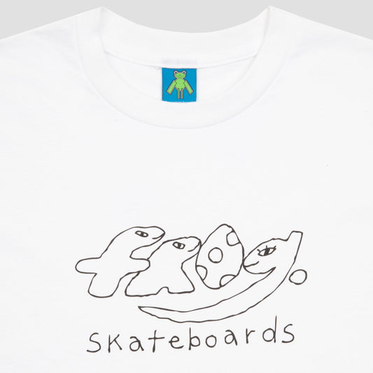 Frog Dino Logo T-Shirt White