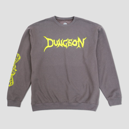 Dungeon Break The Chain Crewneck Charcoal Grey