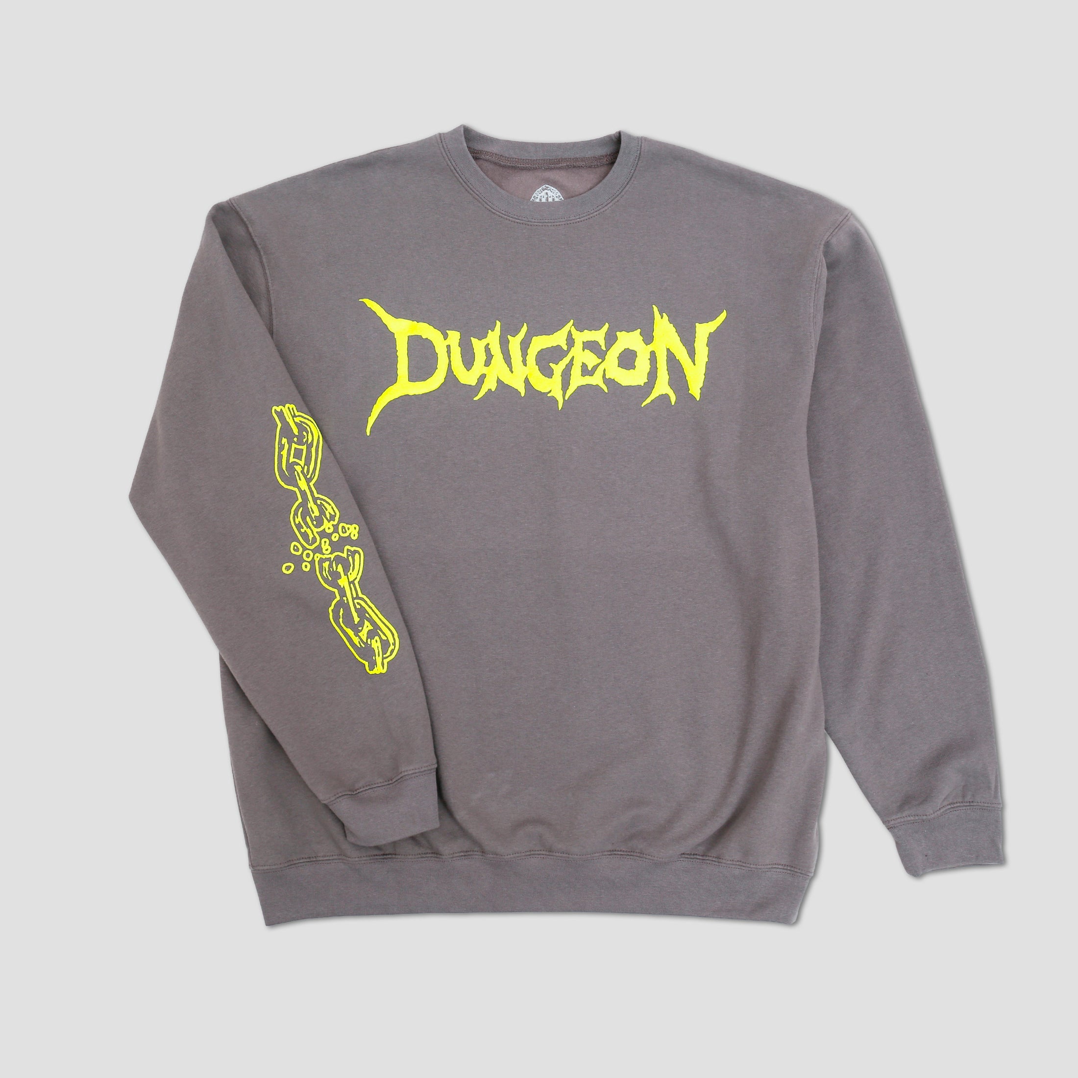 Dungeon Break The Chain Crewneck Charcoal Grey