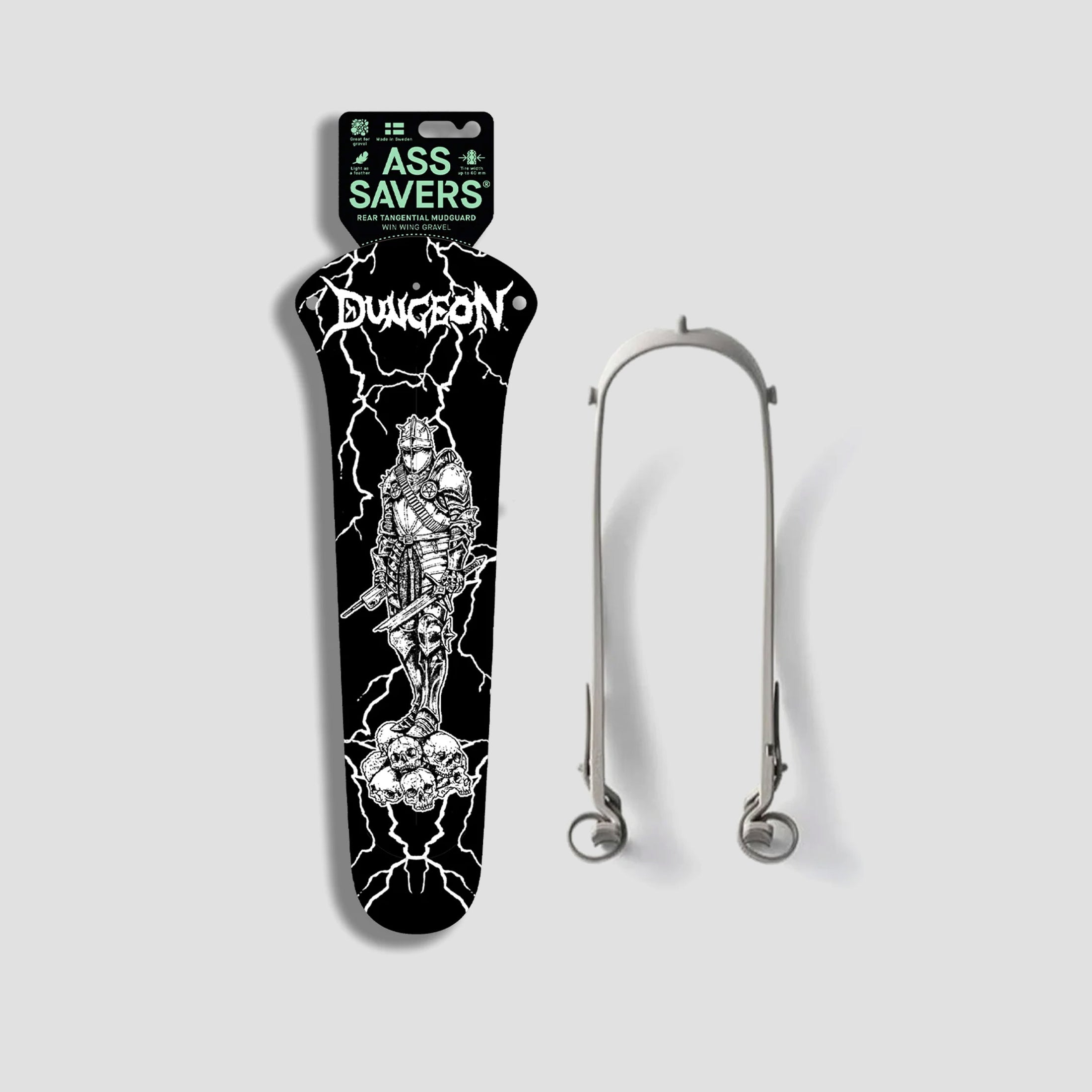 Dungeon Cold Steel Ass Saver Mudguard Black / White