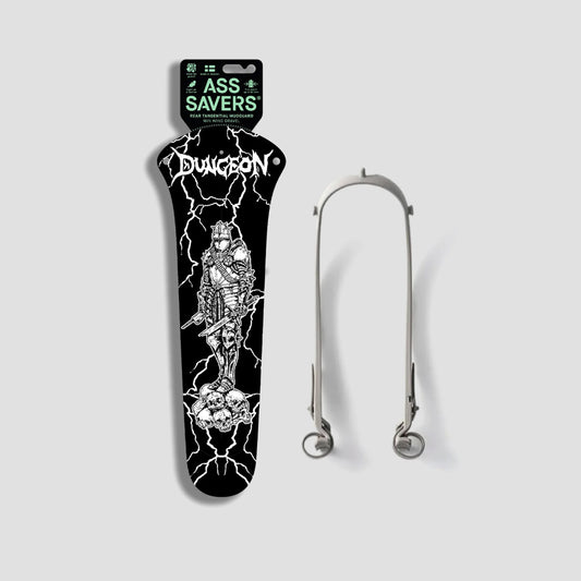 Dungeon Cold Steel Ass Saver Mudguard Black / White