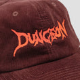 Load image into Gallery viewer, Dungeon Cord Cap Embroidered Chocolate / Orange
