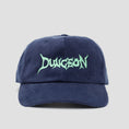 Load image into Gallery viewer, Dungeon Embroidered Cord Cap Navy / Electric Green

