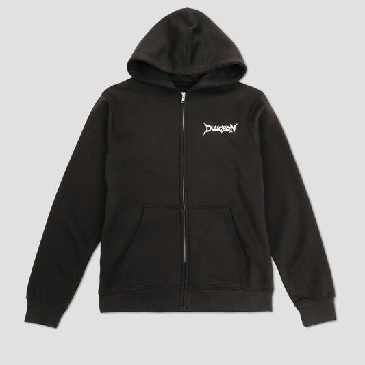 Dungeon Night Wing Zip Hood Black