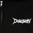 Load image into Gallery viewer, Dungeon Night Wing Zip Hood Black
