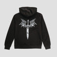 Load image into Gallery viewer, Dungeon Night Wing Zip Hood Black
