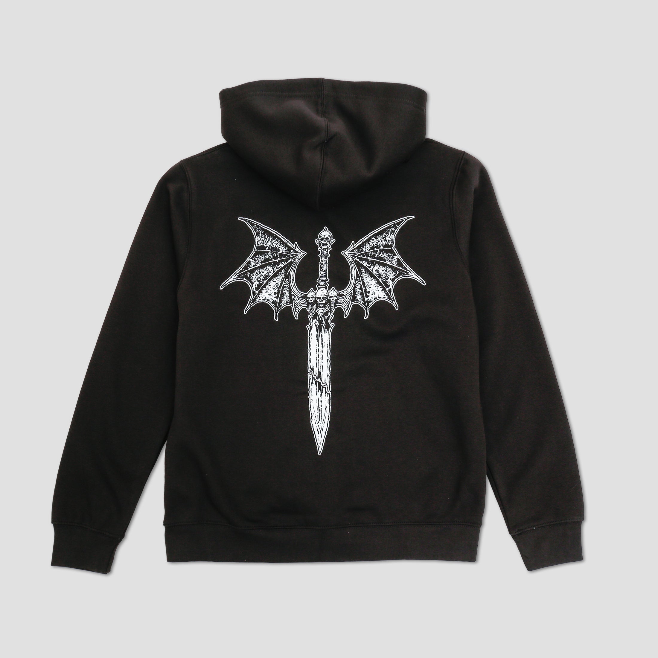 Dungeon Night Wing Zip Hood Black