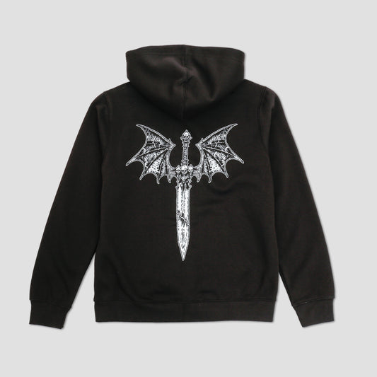 Dungeon Night Wing Zip Hood Black