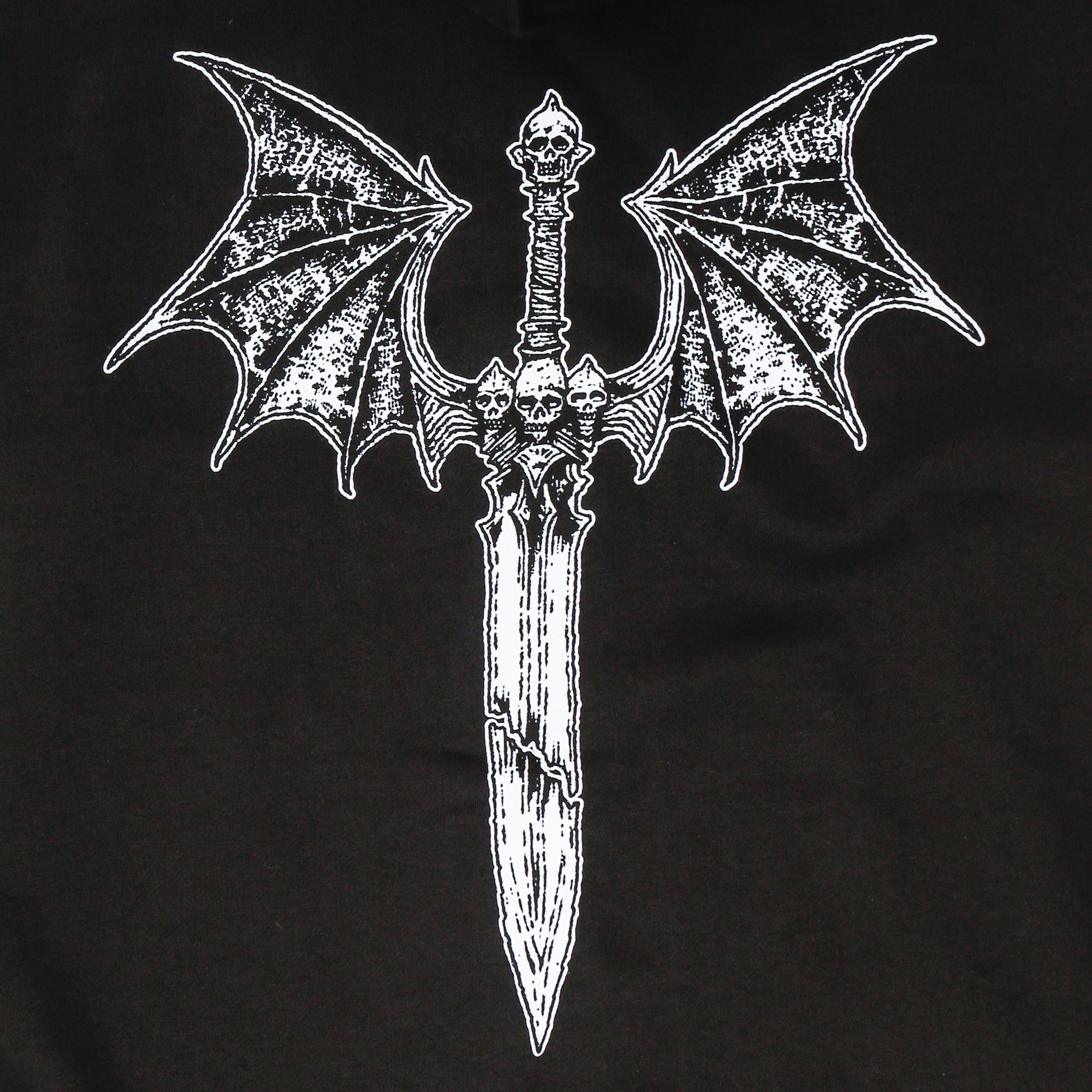 Dungeon Night Wing Zip Hood Black