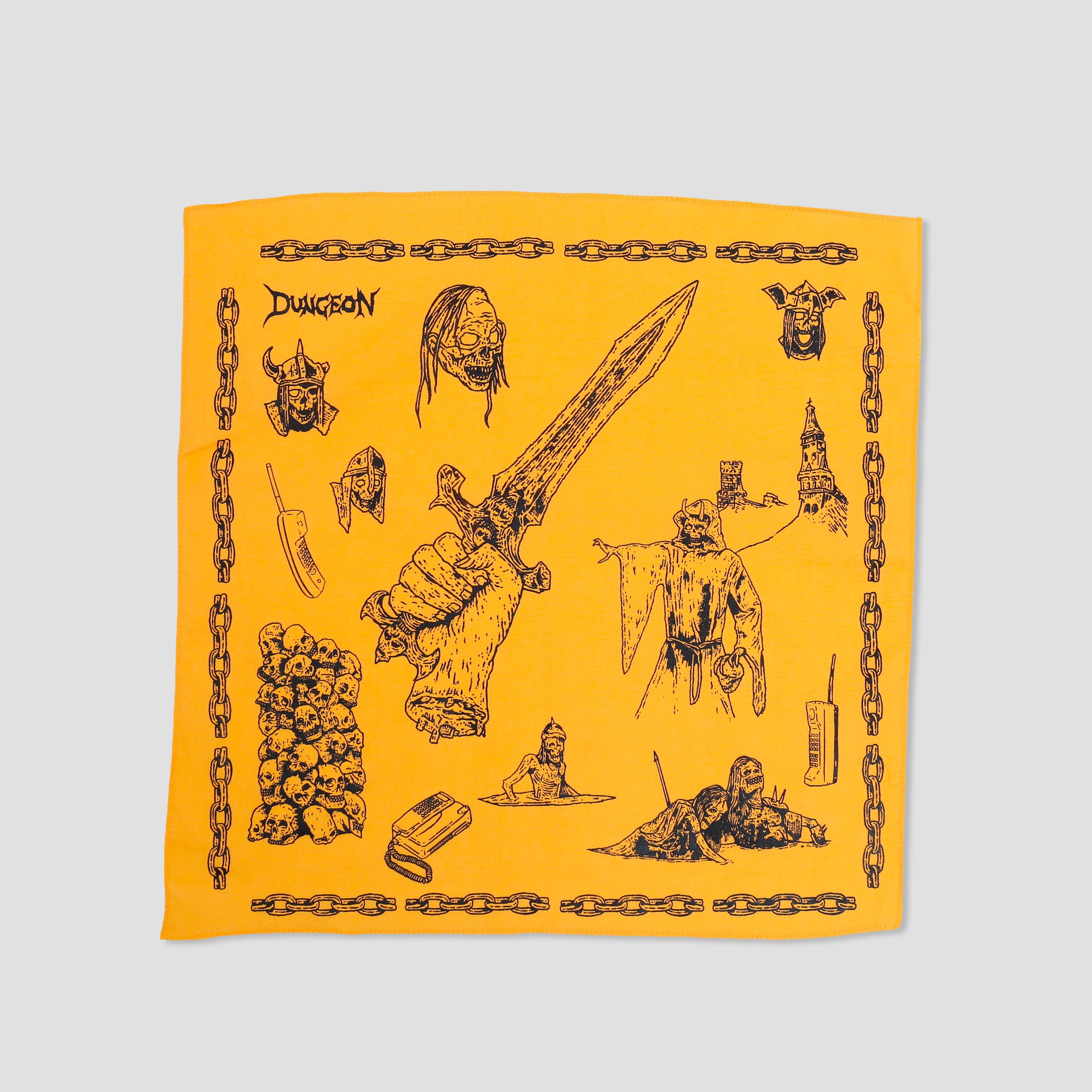 Dungeon Power Of Sword Bandana Yellow
