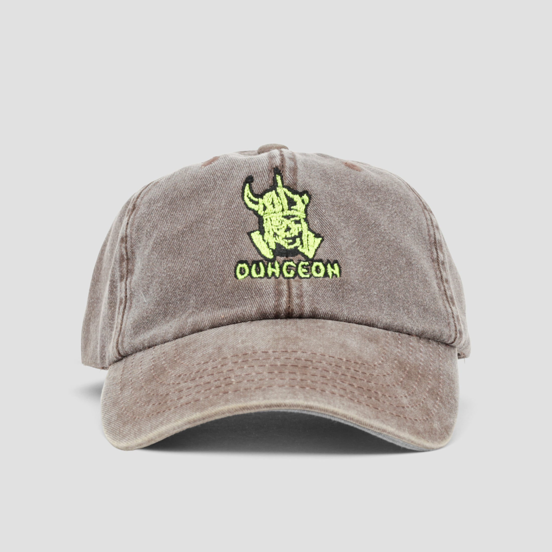 Dungeon Riddlemaster Embroidered Cap Vintage Grey