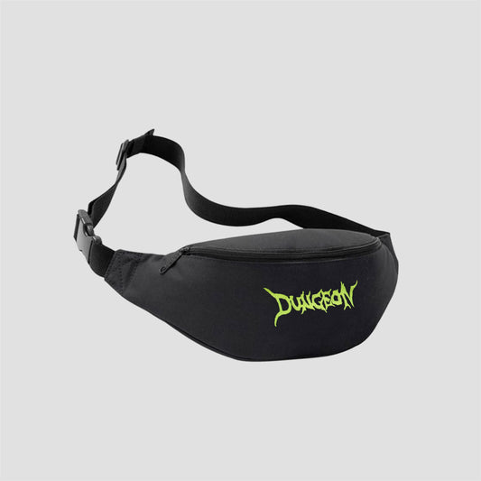 Dungeon Scrawl Logo Belt Bag Black / Green