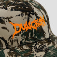 Load image into Gallery viewer, Dungeon Scrawl Logo Cap Forest Camo / Orange Camo / Orange
