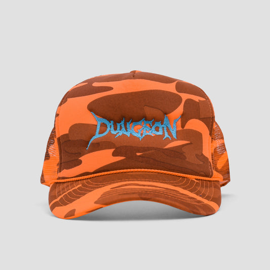 Dungeon Scrawl Logo Cap Orange / Electric Blue Orange / Blue