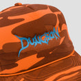 Load image into Gallery viewer, Dungeon Scrawl Logo Cap Orange / Electric Blue Orange / Blue
