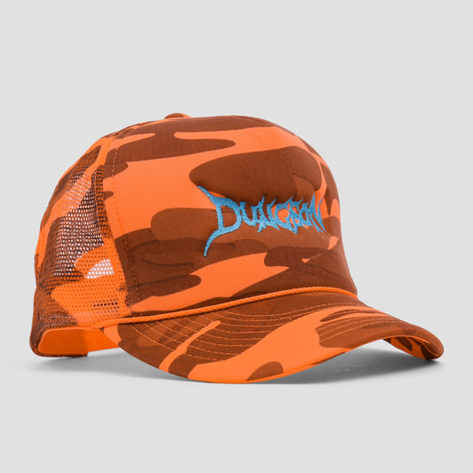 Dungeon Scrawl Logo Cap Orange / Electric Blue Orange / Blue