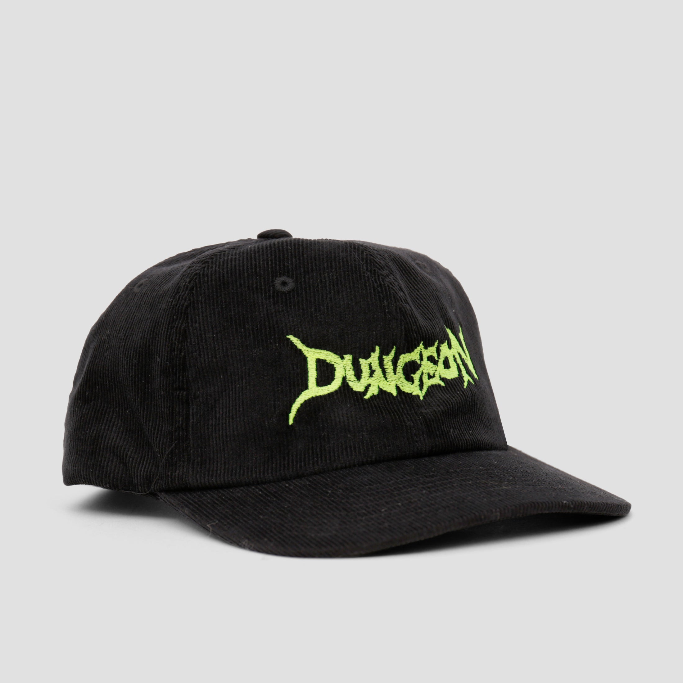 Dungeon Scrawl Logo Cord Embroidery Cap Black / Green
