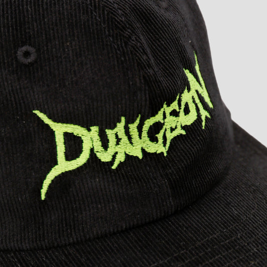 Dungeon Scrawl Logo Cord Embroidery Cap Black / Green