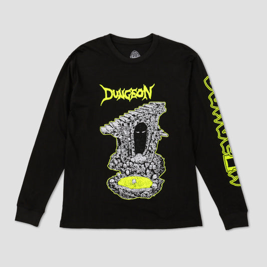 Dungeon Still Life Longsleeve T-Shirt Black / Green