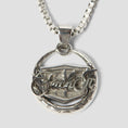 Load image into Gallery viewer, HUF Emblem Pendant Silver
