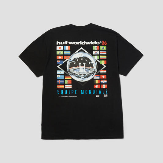 HUF Equipe Mondiale T-Shirt Black