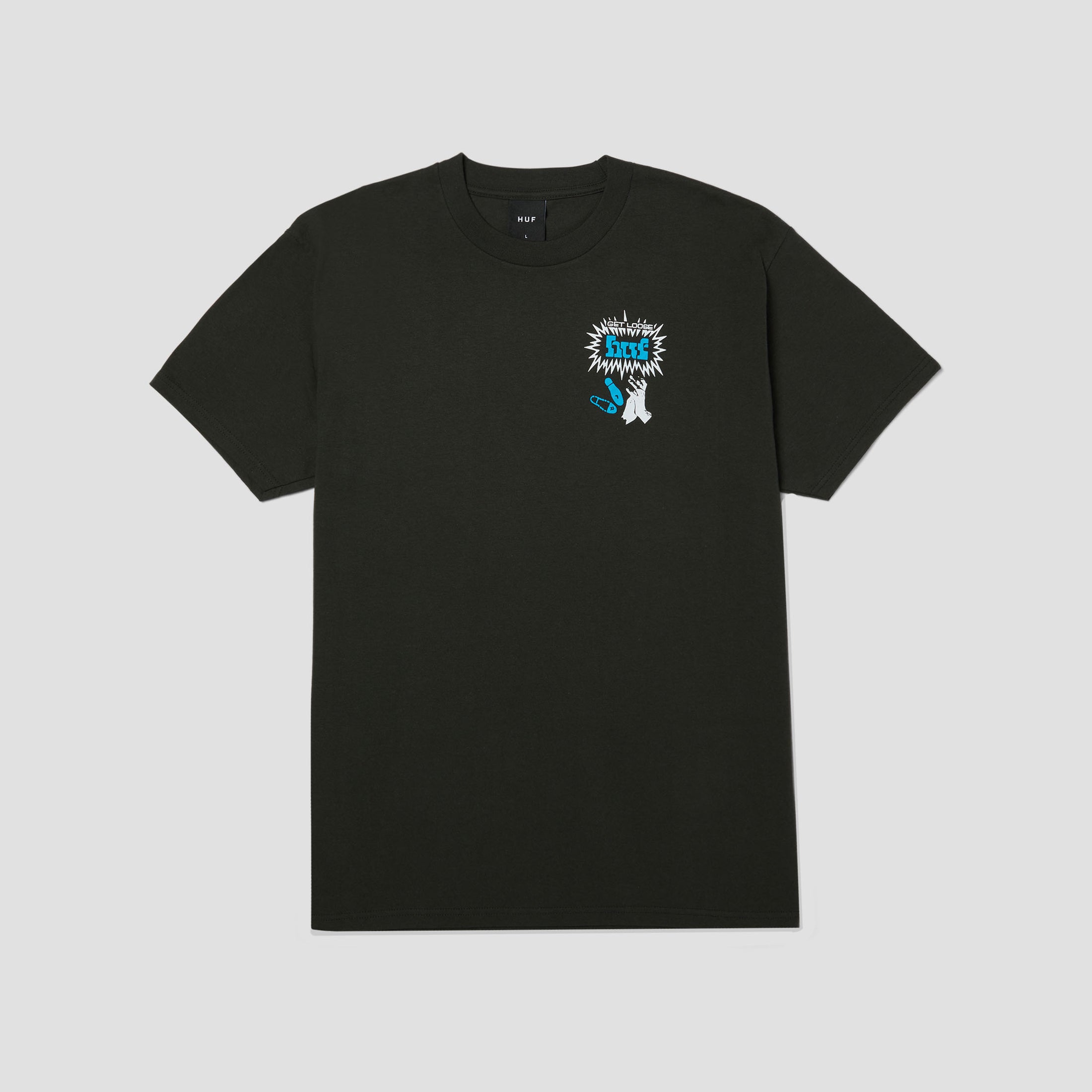 HUF Everybody Get Loose T-Shirt Vintage Black