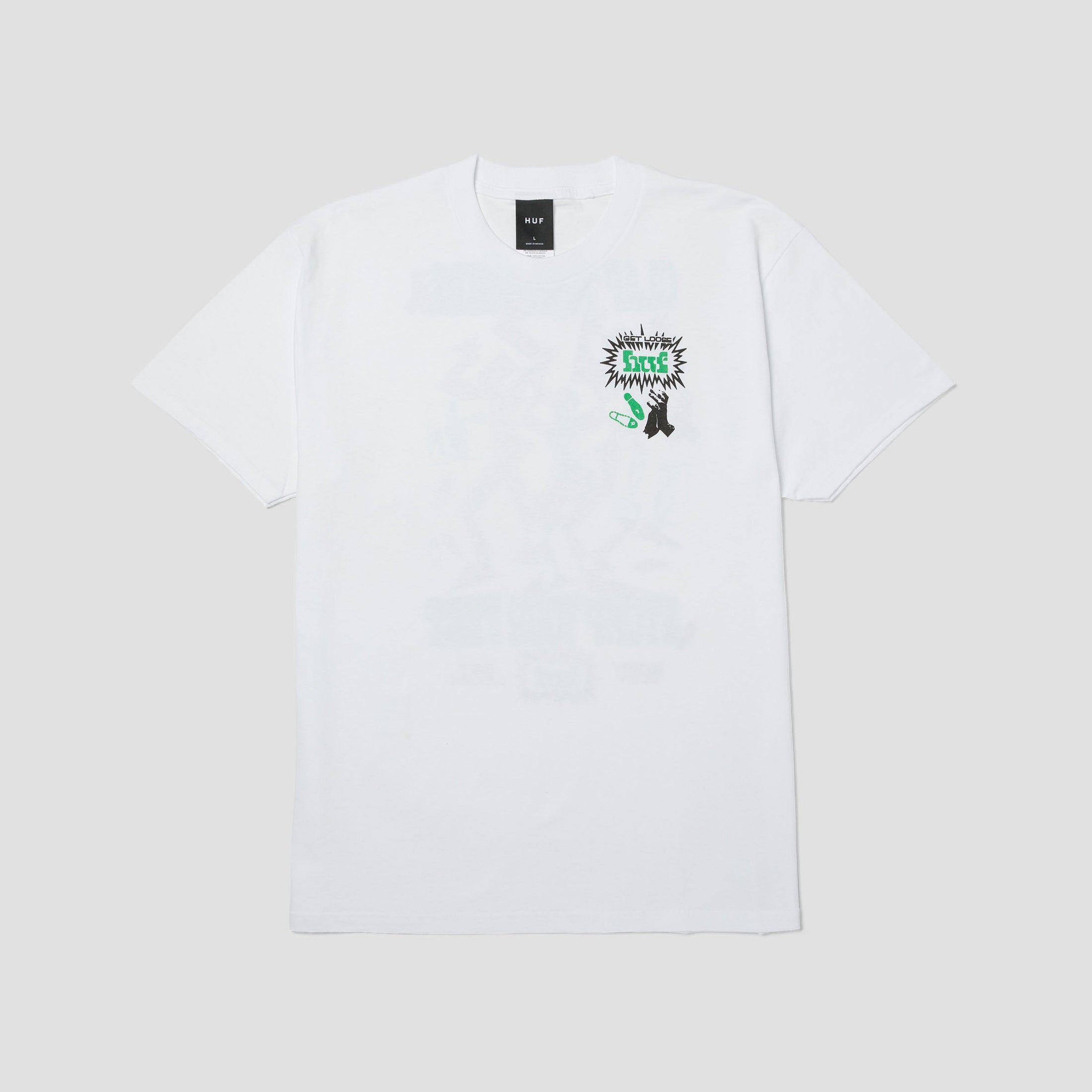 HUF Everybody Get Loose T-Shirt White