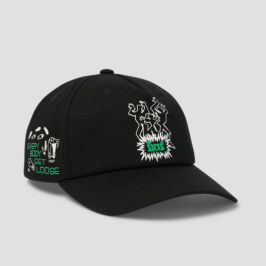 HUF Everybody Get Loose Snapback Cap Black
