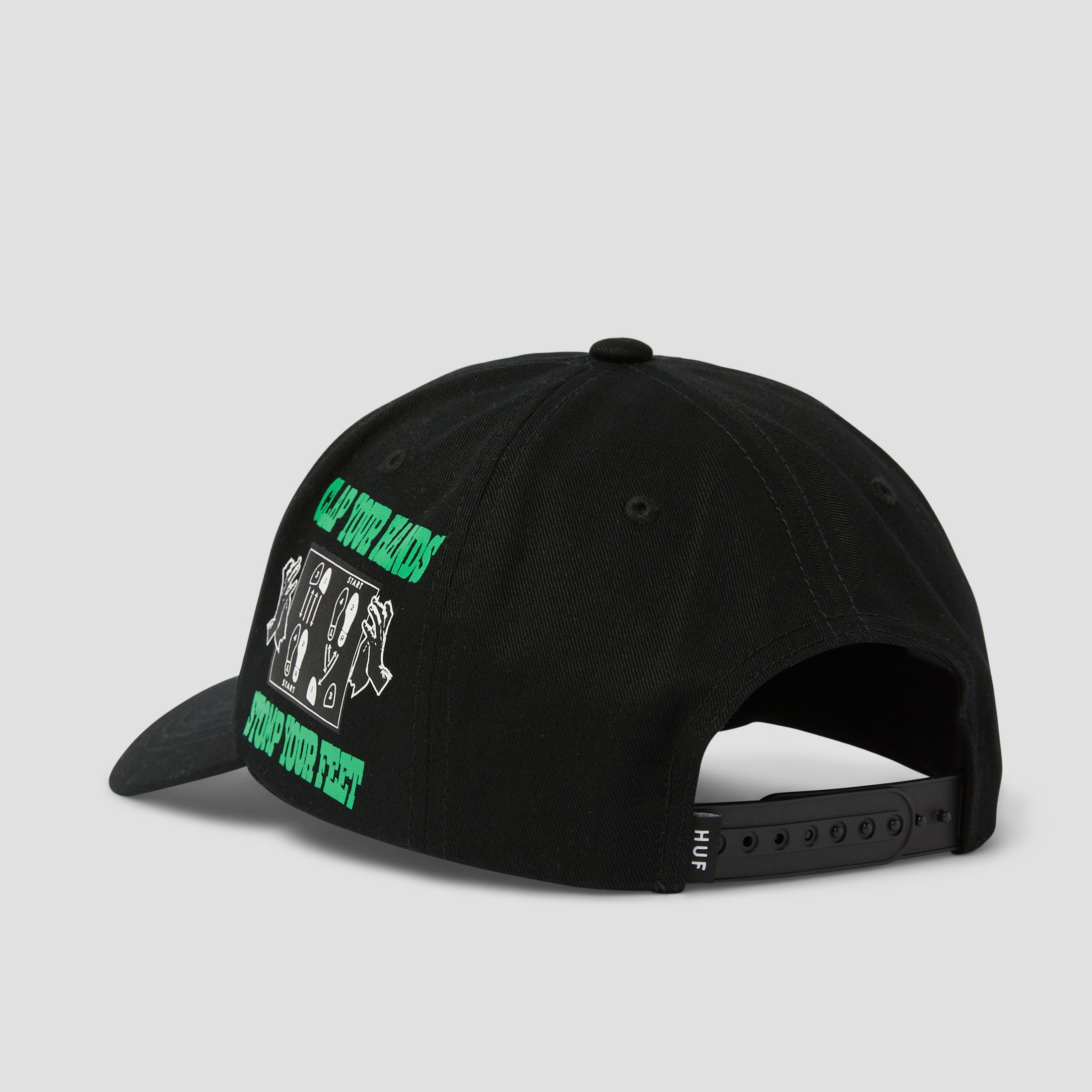 HUF Everybody Get Loose Snapback Cap Black