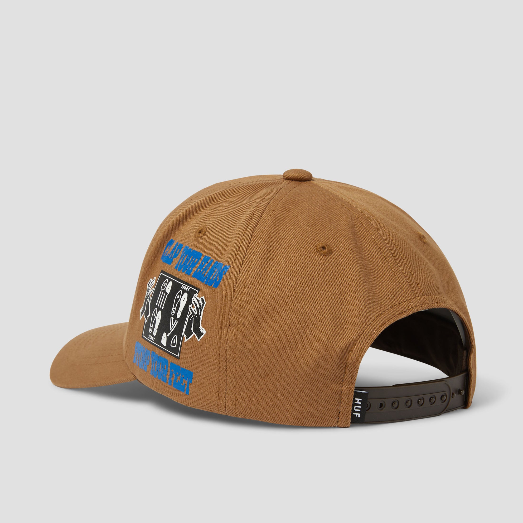 HUF Everybody Get Loose Snapback Cap Camel