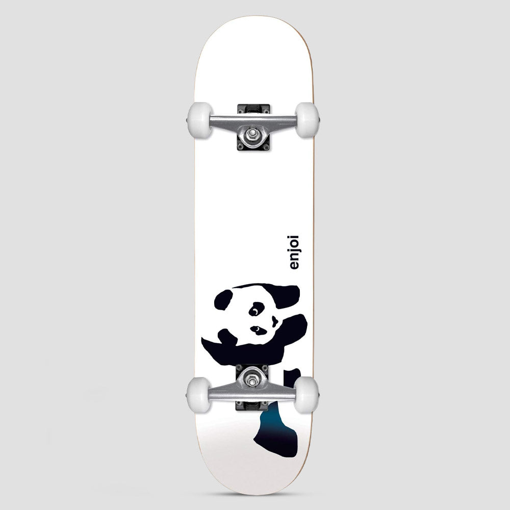 Enjoi 6.75 Whitey Panda FP Soft Top Complete Skateboard White