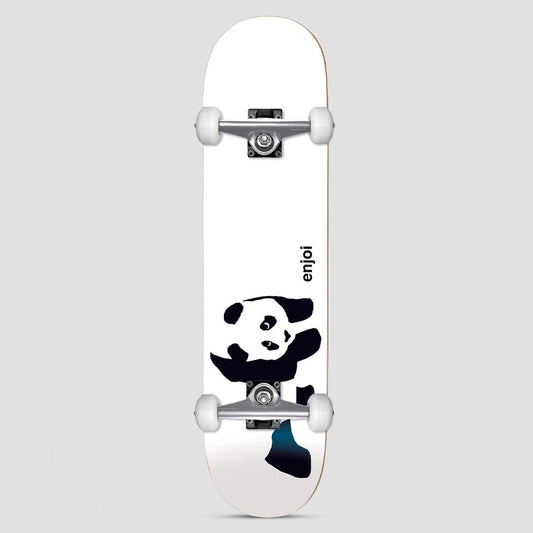 Enjoi 6.75 Whitey Panda FP Soft Top Complete Skateboard White