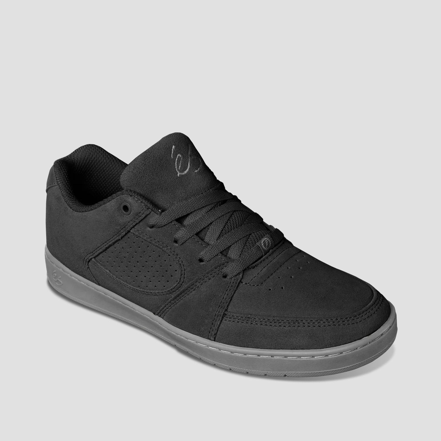 Es Accel Slim Skate Shoes Black / Black / Grey