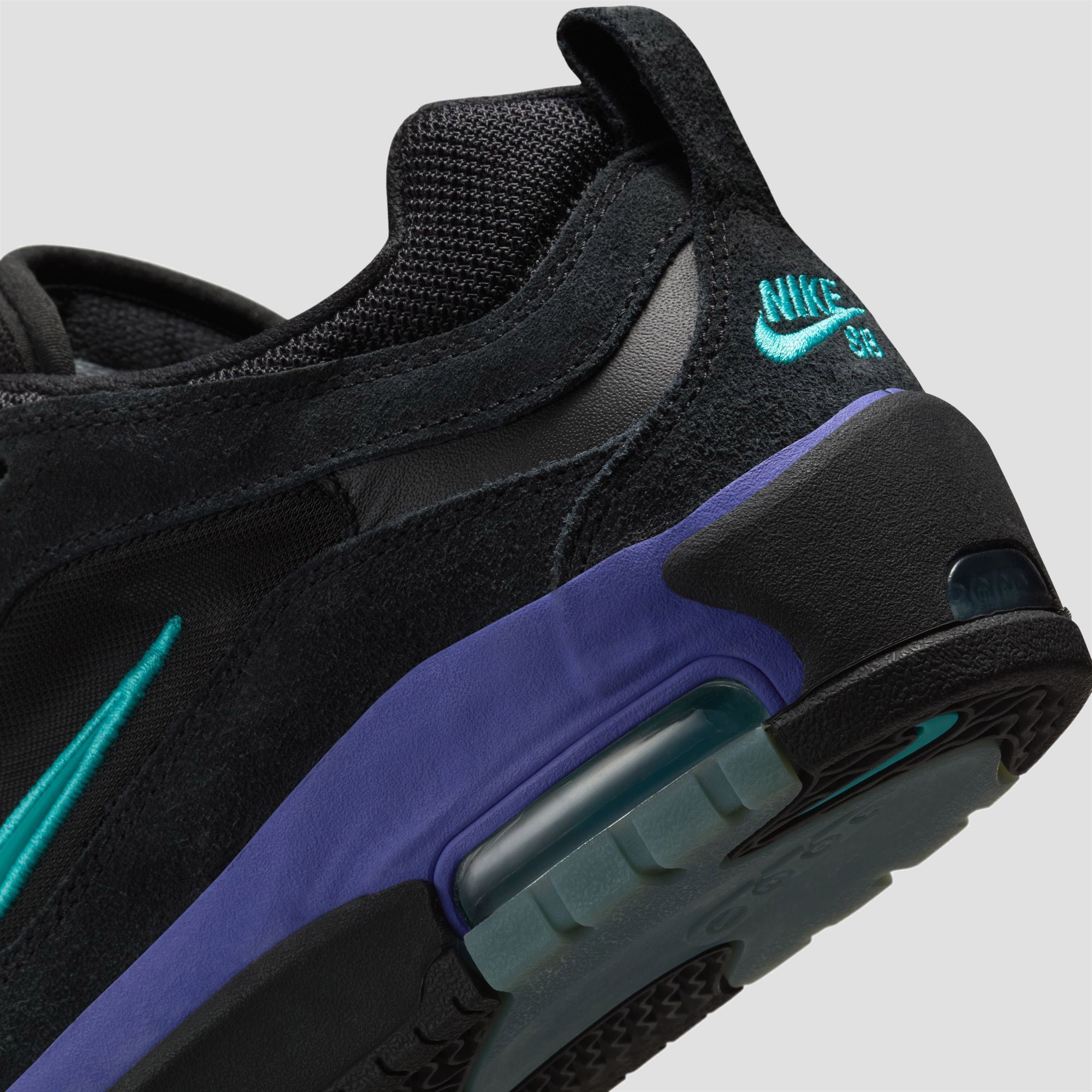purple blue and black nike air max
