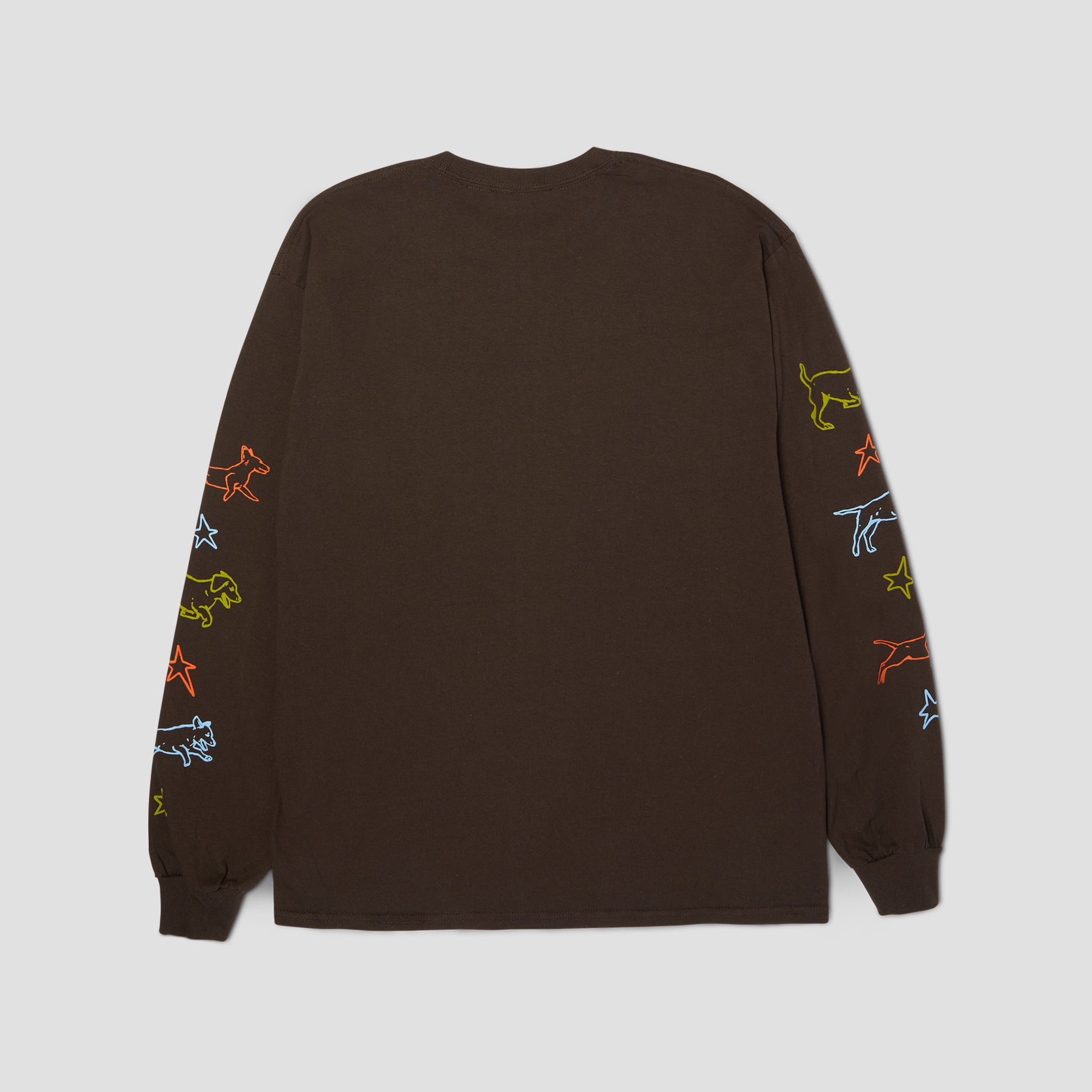HUF Fetch Longsleeve T-Shirt Chocolate