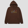 Load image into Gallery viewer, HUF Fetch Hoodie Chocolate
