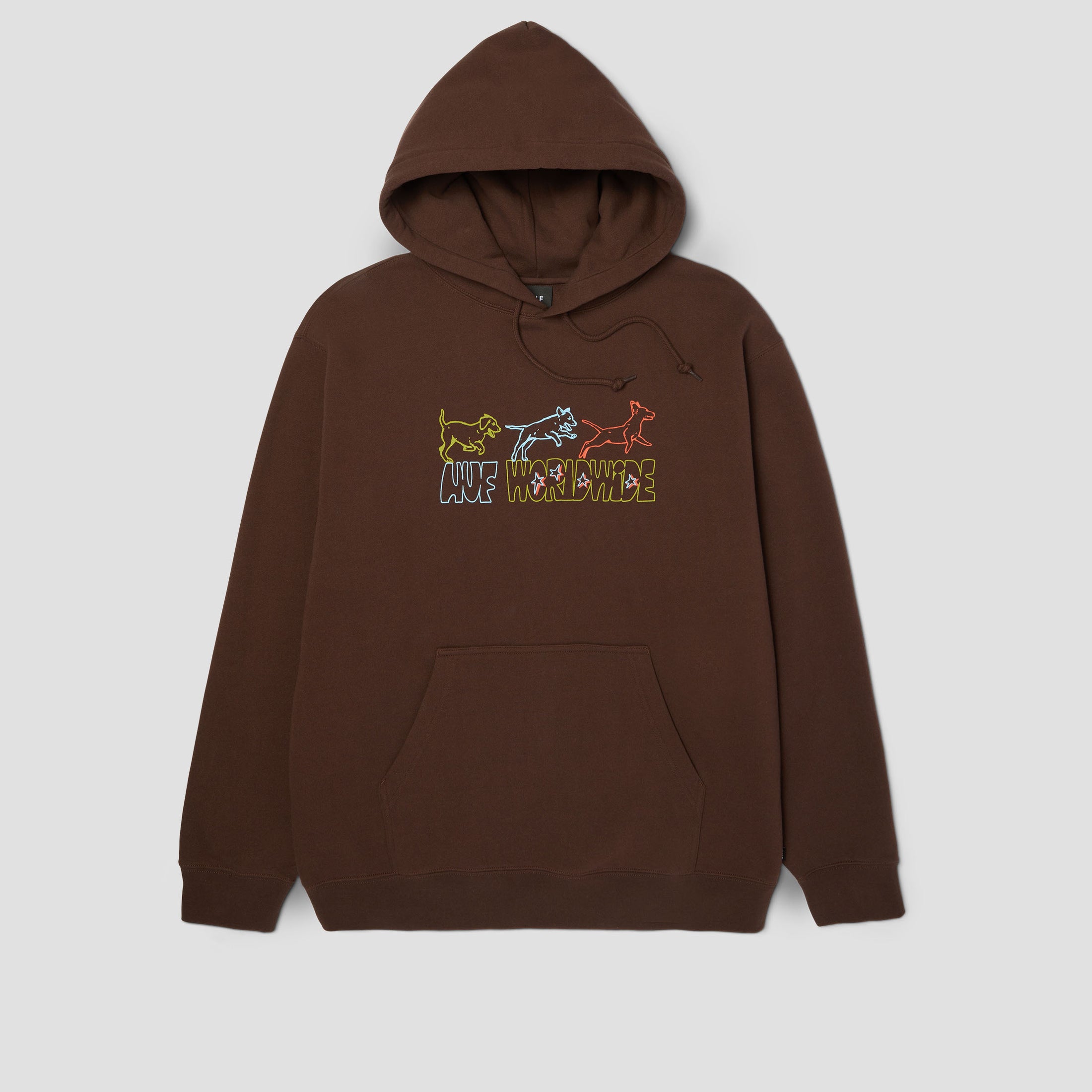 HUF Fetch Hoodie Chocolate
